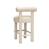 TOV Furniture Carmel Velvet Counter Stool in Cream - 4 of 4