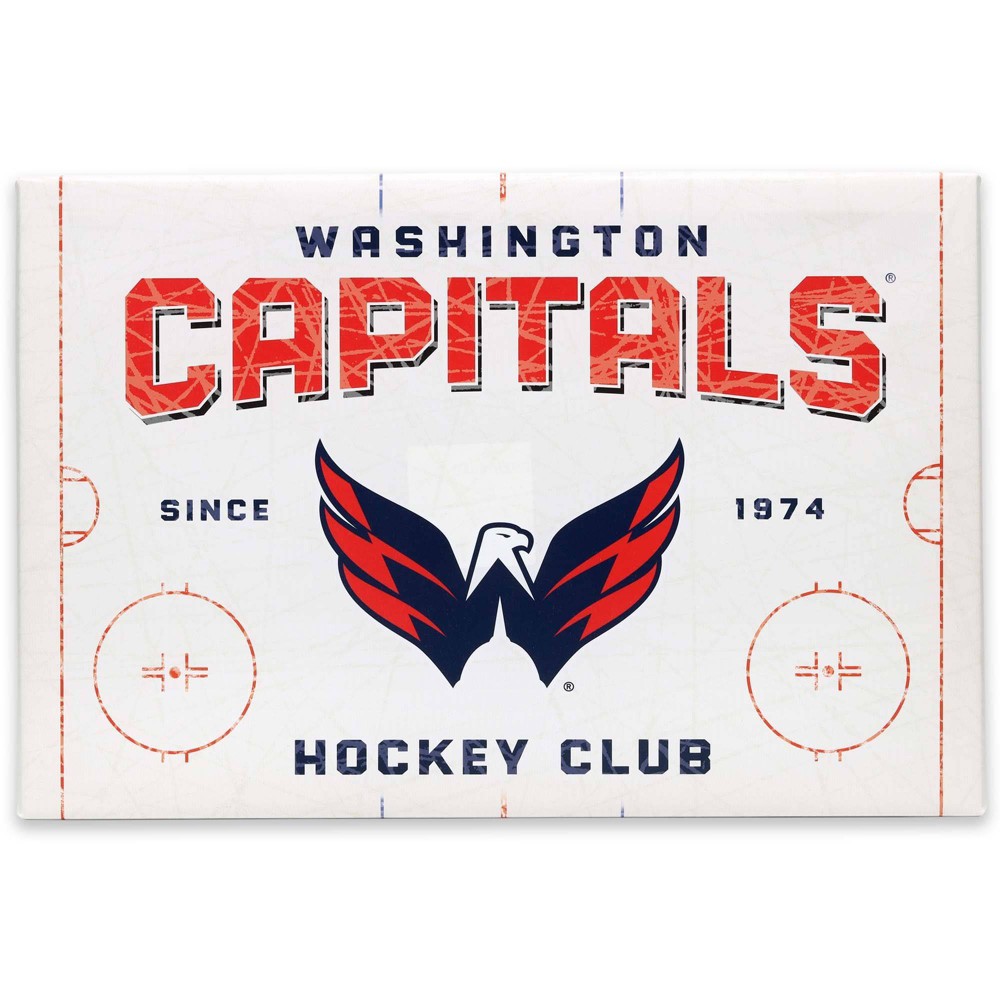 Photos - Wallpaper NHL Washington Capitals Rink Canvas