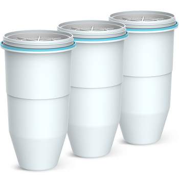 PureLine 5-Stage Pitcher Water Filter, Replacement for Zero® Pitcher Filters and Dispenser Filters - NSF Certified (3 Pack)