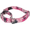 Country Brook Petz Pink and Grey Camo Martingale Dog Collar - image 2 of 4