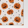72"x14" Halloween Pumpkin Table Runner Orange - Hyde and EEK! Boutique™: Modern Ribbed Cotton, OEKO-TEX Certified - 3 of 3