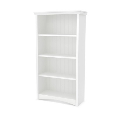 57.75" Gascony 4 Shelf Bookcase White - South Shore