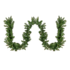 Northlight Pre-Lit Buffalo Fir Commercial Christmas Garland - 50' x 10" - Warm White LED Lights - 1 of 3