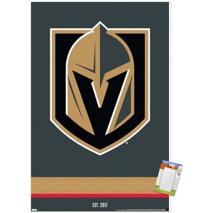 Trends International NHL Vegas Golden Knights - Logo 21 Unframed Wall Poster Prints - 1 of 4