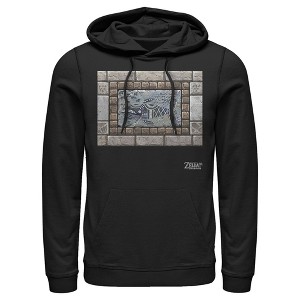 Men's Nintendo Legend of Zelda Link's Awakening Whale Stone Tablet Pull Over Hoodie - 1 of 3