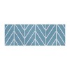 Sussexhome Non Skid Cotton Washable Laundry Room Indoor Runner Rug, 20" x 59" - 3 of 4