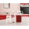 Luminarc 16.75 Ounce Quadro Pitcher with White Lid - 4 of 4