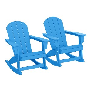 WestinTrends  Outdoor Patio Porch Rocking Adirondack Chair - 1 of 4