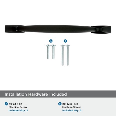 Highland Ridge Black Bronze 6-5/16 Inch Cabinet Pull