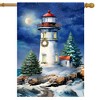 Briarwood Lane Winter House Flag 40x28 For Outdoor Wonderland Lighthouse House Flag Flag For Winter House Flag - 2 of 4