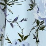 blue watercolor floral