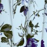 blue watercolor floral