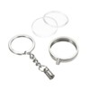 Unique Bargains Portable Round Metal Storage Jewelry Coin Holder with Key Rings - 4 of 4