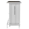 Locust Bar Table with Seven Color LED Strip White - HOMES: Inside + Out - 4 of 4