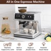 Espresso Machine with Grinder and Milk Frother Steam Wand, 20 Bar Coffee Maker with 95oz Water Tank, Professional 3 In 1 Espresso Maker (1450w) - 3 of 4