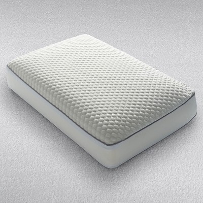 White Cooling Gel Top Memory Foam Pillow