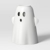 13.75" Large Metal Ghost Planter Halloween Decorative Prop White - Hyde and EEK! Boutique™ - 3 of 3