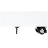27ft Single-Axle Trailer (No Converter Dolly) White 1/87 (HO) Plastic Model by Promotex - 2 of 4