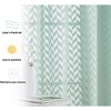HLC.ME Herringbone Lace Sheer Kitchen Cafe Curtain Tiers for Small Windows & Bathroom - 4 of 4