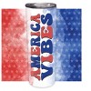 Elanze Designs America Vibes Red Blue 20 ounce Stainless Steel Travel Tumbler - 2 of 4
