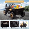 Jojoka 24V Ride On Dump Truck for Kids, 2 Seater 4WD Battery Powered UTV w/ Remote Control,Bluetooth,Music,Shovel, Headlights - 4 of 4