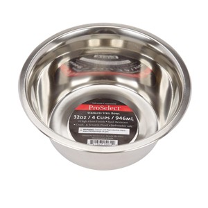ProSelect Stainless Steel Classic Dog Bowl, 1-Quart - 1 of 1