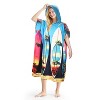 Catalonia Hooded Microfiber Beach Towels for Womens Mens Teens, Surf Cape Changing Towel Robe, Oversized Quick-Dry Beach Towel, One Size Fits All - 2 of 4