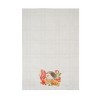 C&F Home Harvest Pumpkin Hedgehog Floral Flower Leaves Cloth Dishtowel - 3 of 4