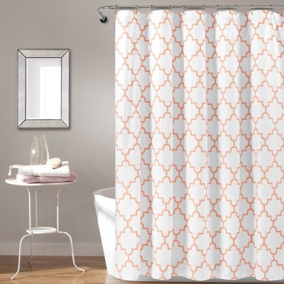 geometric shower curtain