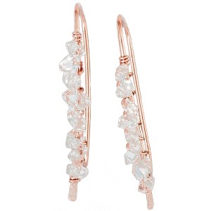Herkimer Diamond Ear Climbers - 1 of 4