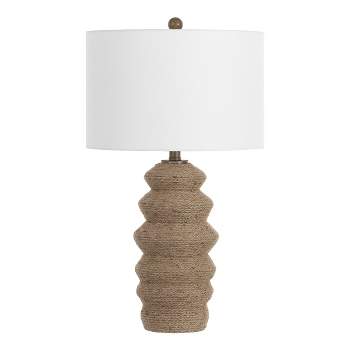 Paola 26 Inch Rope Table Lamp - Natural - Safavieh.