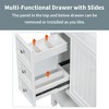 Vynxaria White 36-inch Bathroom Storage Cabinets - Vanity Base with Drawers - 3 of 4