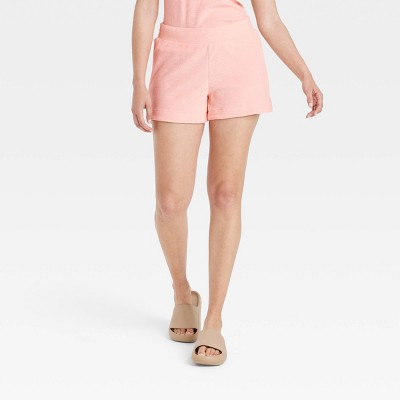 Women's Mid-Rise Pull-On Shorts - A New Day™ Blush