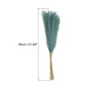 Unique Bargains Party Wall Vase Wedding Decor Tall Fluffy Faux Pampas Grass Light Blue 18 Pcs - 3 of 4