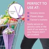 Impresa [4 Pack] Reusable Bouquet Bags - No Leak Flower Bags for Bouquets - Flower Bouquet Sleeves - Flower Gift Bags - 3 of 4