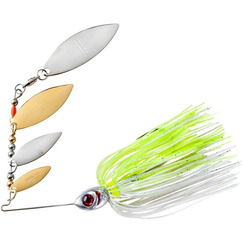 Booyah Baits Super Shad 3/8 Oz Fishing Lure - Silver Chartreuse