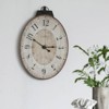 Dexmalle Antique White Oval Wall Clock - 2 of 4