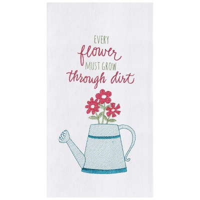 C&F Home Every Flower Embroidered Flour Sack Kitchen Towel