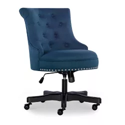 Sinclair Azure Office Chair Blue - Linon