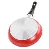 Oster Claybon 9.5 Inch Nonstick Frying Pan in Speckled Red - 2 of 4