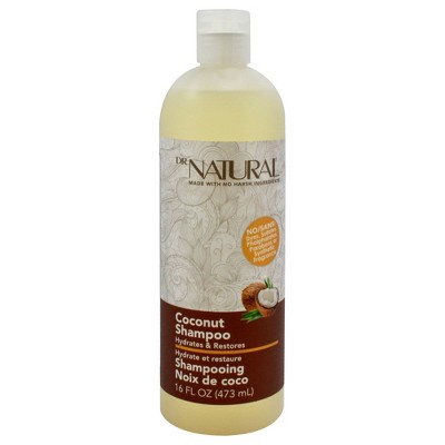 Dr. Natural Intense Hydration Coconut Shampoo - Hydrating Shampoo for Dry Hair - Clarifying Shampoo to Control Frizz - For All Hair Types - 16 oz
