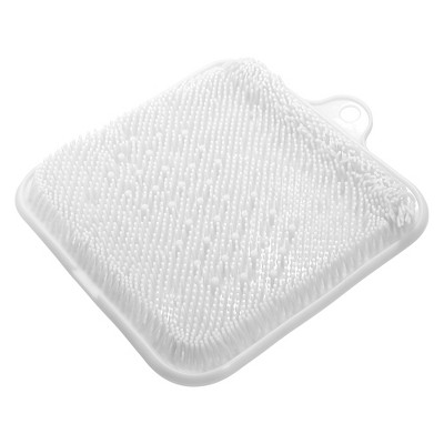 Unique Bargains Shower Foot Clean Massager Scrubber Foot Massager Scrubber with Suction Cups 9.25"x9.25"
