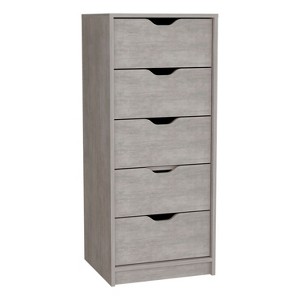 NicBex 5 Drawers Tall Dresserr for Bedroom,Modern Style Wooden Drawers with Free Handle,Dressers for Kids Room,Living Room,Entry and Hallway - 1 of 4