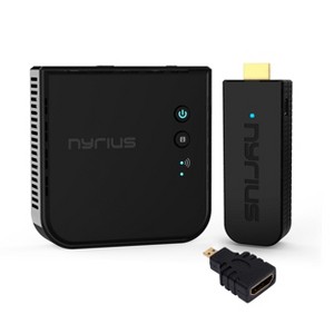 Nyrius Aries Pro+ Audio/video Transmitter & Receiver for Video Streaming (NPCS650) with Micro HDMI to HDMI Adapter - 1 of 4