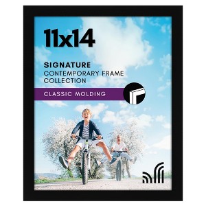 Americanflat Picture Frame with shatter-resistant glass - Wall Mounted Horizontal and Vertical Formats - 1 of 4
