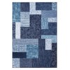 Machine Washable Area Rug Modern Geometric Area Rugs Living Room Non-Slip Low Pile Accent Rug for Dining Room Home Office - 3 of 4