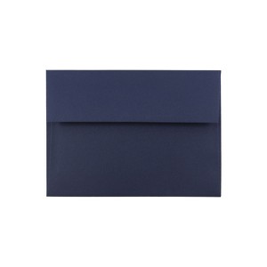 JAM Paper A7 Invitation Envelopes 5.25 x 7.25 Navy Blue 25/Pack (LEBA717) - 1 of 4