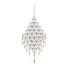 26" x 15" Industrial Metal Abstract Windchime Black - Olivia & May: Iron Construction, Decorative Bells, Spot Clean - 3 of 4