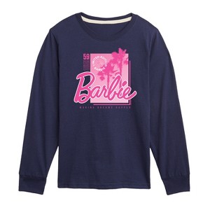 Boys' - Barbie - Barbie Pink Core Long Sleeve Graphic T-Shirt - 1 of 4