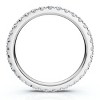 Pompeii3 1 Ct Diamond Wedding Eternity Ring Lab Created 14k White Gold - 3 of 4